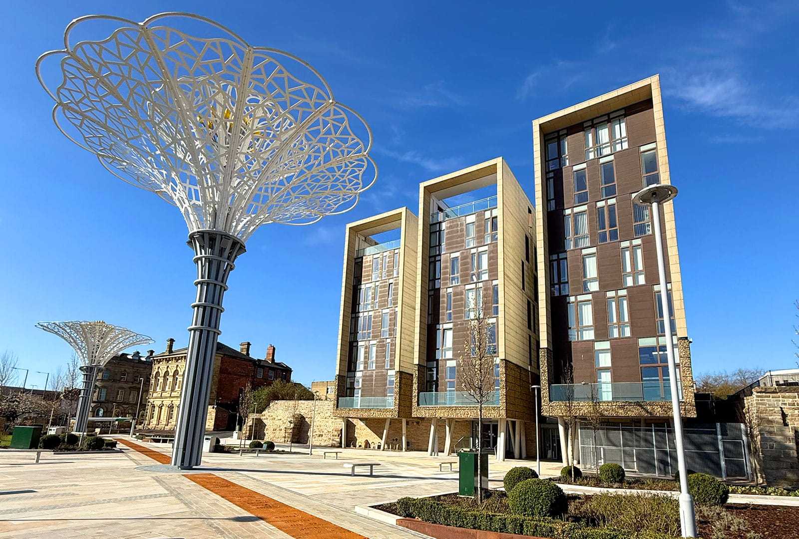 Exterior of the Digital Media Centre in Barnsley.