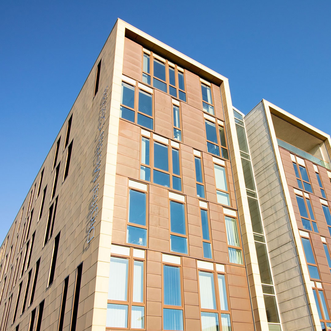 An image of the Digital Media Centre where BurstingBox is located.