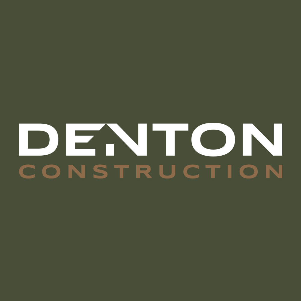 Denton Construction's logo.