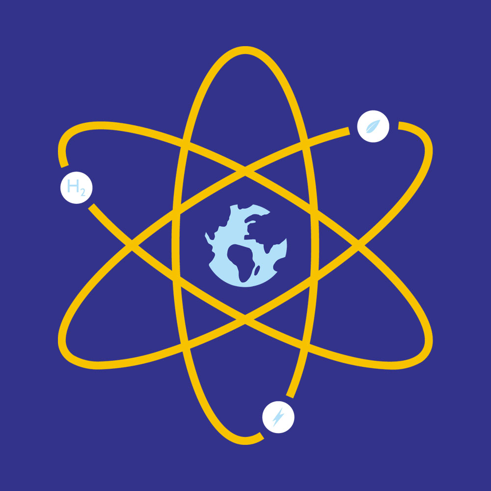 The Pure Atom Energy logo.